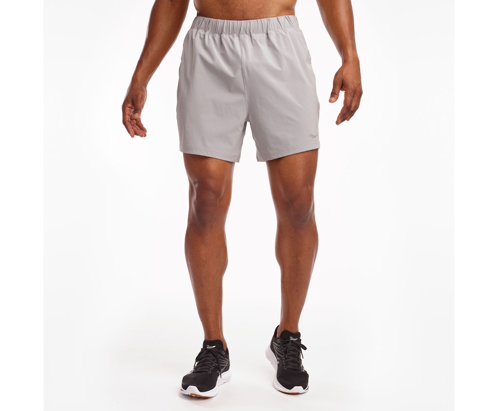 Bermudas Saucony Outpace 5" Hombre Grises Claro | México 650MQZA